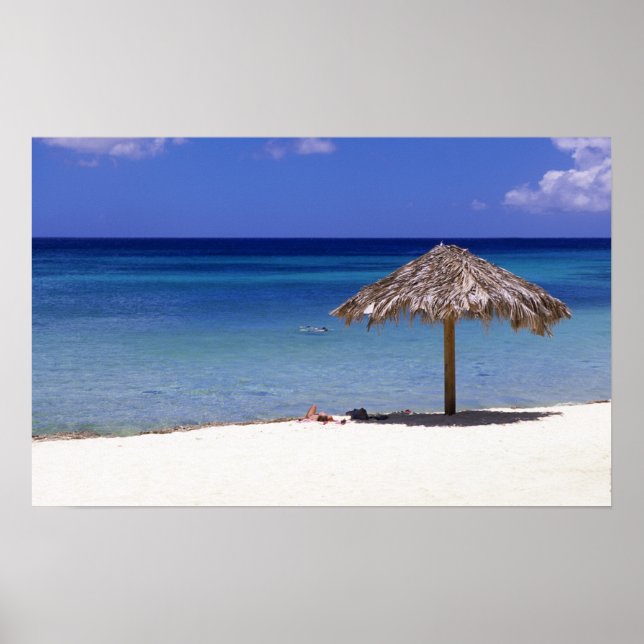 Póster Praia de Malmok, Aruba, Antilhas Holandesas (Frente)
