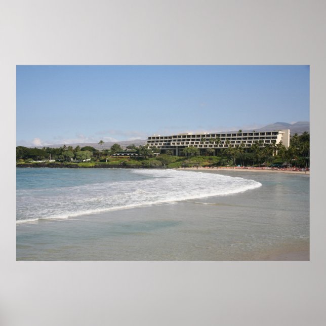 Poster Praia de Mauna Kea (Frente)