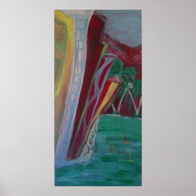 Póster Praia de Miami (Frente)