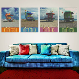 Poster Praia de Miami, Torre de Salvação Verde