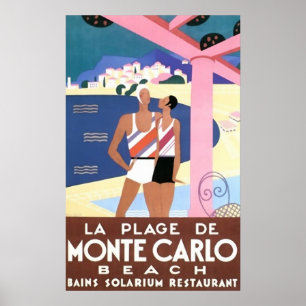 Poster Praia de Monte - de Carlo