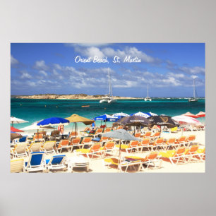 Póster Praia de Oriente, St Martin