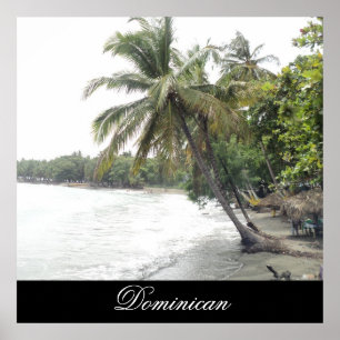 Poster Praia de Palenque na República Dominicana