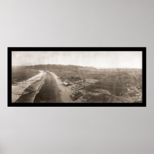 Póster Praia de Pismo, foto 1906 de CA