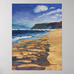 Póster Praia de Polihale