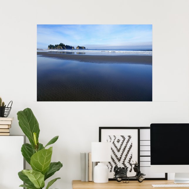 Poster Praia de Rialto I (Escritório em casa)