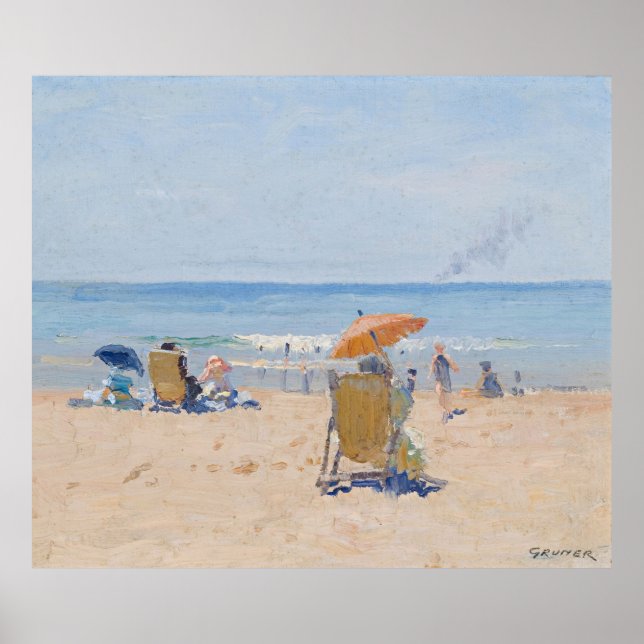 Poster Praia de Tamarama - Gruner Elioth (Frente)