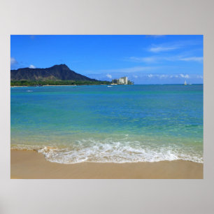 Póster Praia de Waikiki