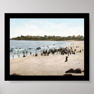 Póster Praia de York, Maine 1901