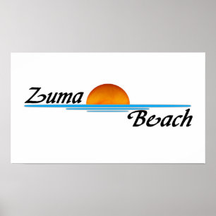 Póster Praia de Zuma