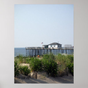 Poster Praia do bosque NJ do oceano