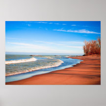 Praia do Lago Erie – Fotografia de Orla Tranquila