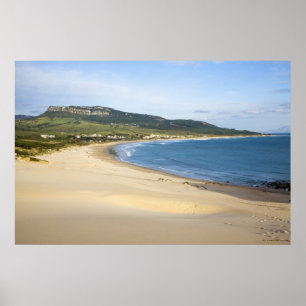 Poster Praia do litoral ao longo da costa Tarifa próximo