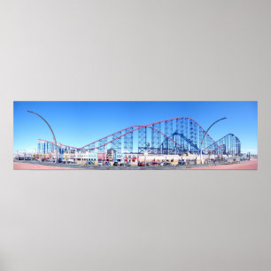 Poster Praia do prazer de Blackpool