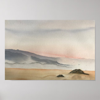 Poster Praia do Sunset