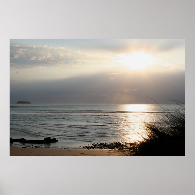 Póster Praia dos Cinco Dedos, Inishowen (Frente)