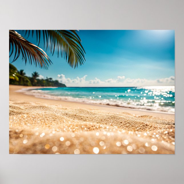 Poster Praia E Mar (Frente)