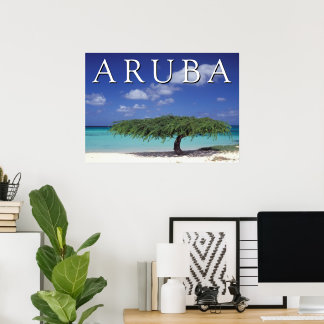 Poster Praia Eagle | Caribe, Aruba