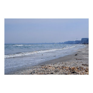 Póster Praia Mamaia no Mar Negro – Constanta Romênia Impr