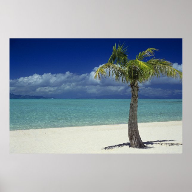 Poster Praia Matira na ilha de Bora Bora, 2 (Frente)