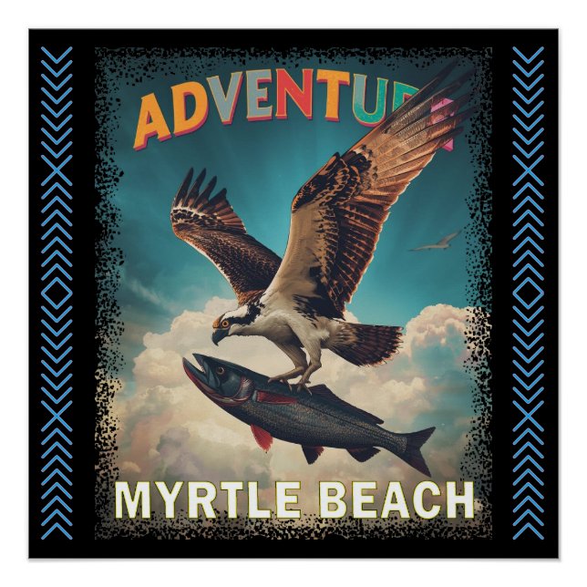 Póster Praia Myrtle (Frente)