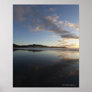 Póster Praia no por do sol, Tofino de Chesterman,