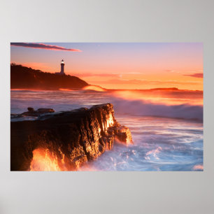 Póster Praia principal dos soldados do farol de Norah,