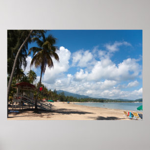 Póster Praia Puerto Rico de Luquillo