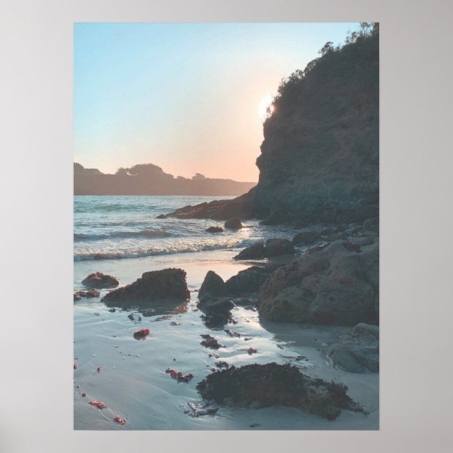 Poster Praia Sunset Mendocino (Frente)