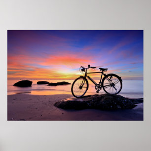 Póster Praia Tailândia de Huahin