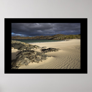 Póster Praia tormentoso