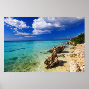 Póster Praias, Barcelona, República Dominicana, 3