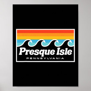 Poster Praias de Ondas de Isle Erie Pa