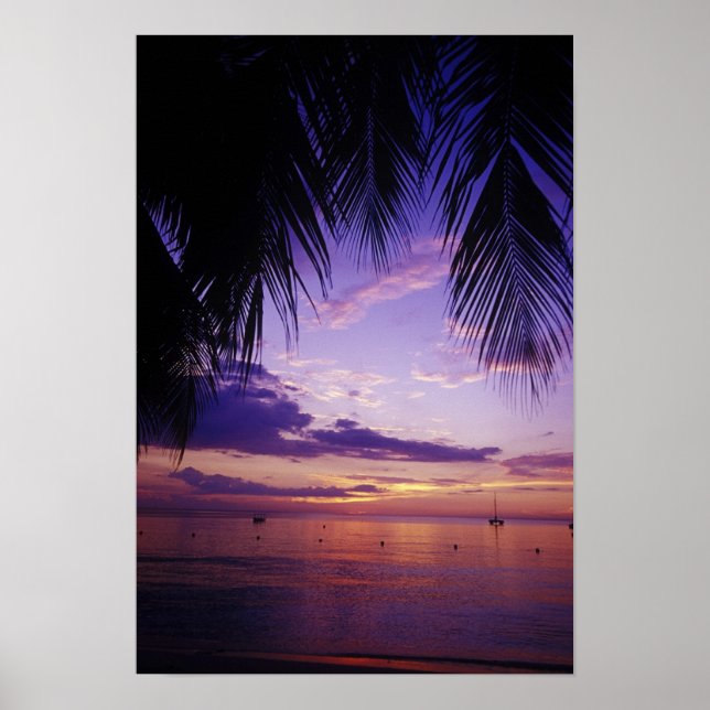 Póster Praias em Negril, Jamaica 2 (Frente)
