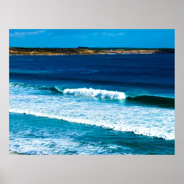 Poster Praias Que Te Fazem Ir Uau. (Frente)