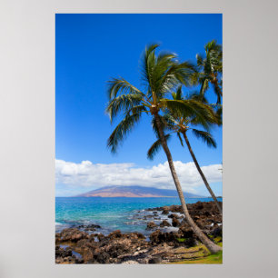Poster Praias Tropicais Ilha Maui Hawaii