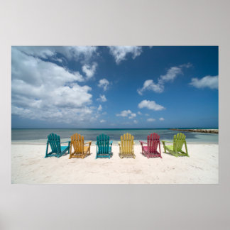 Poster Praias Tropicais | Palm Beach, Aruba