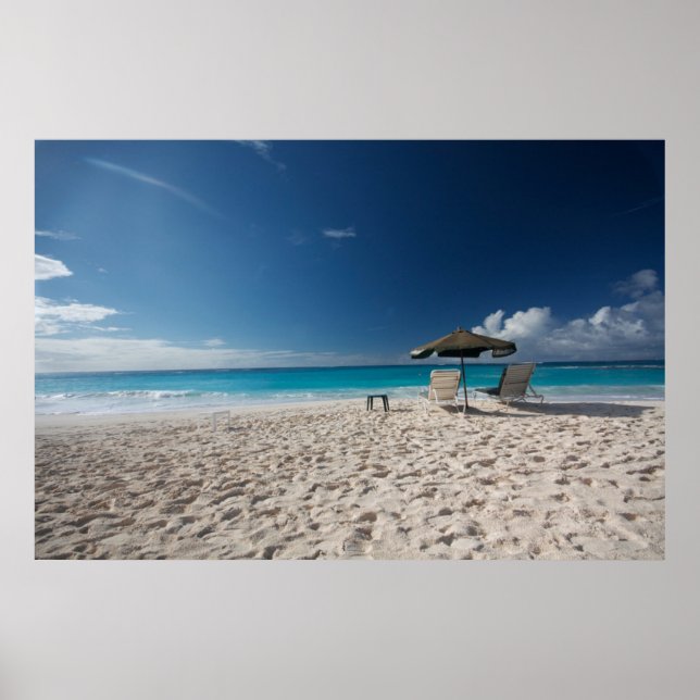 Poster Praias Tropicais | Sandy Beach, Anguilla (Frente)
