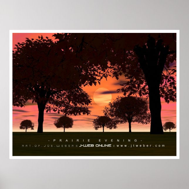 Poster Prairie Evening (Frente)