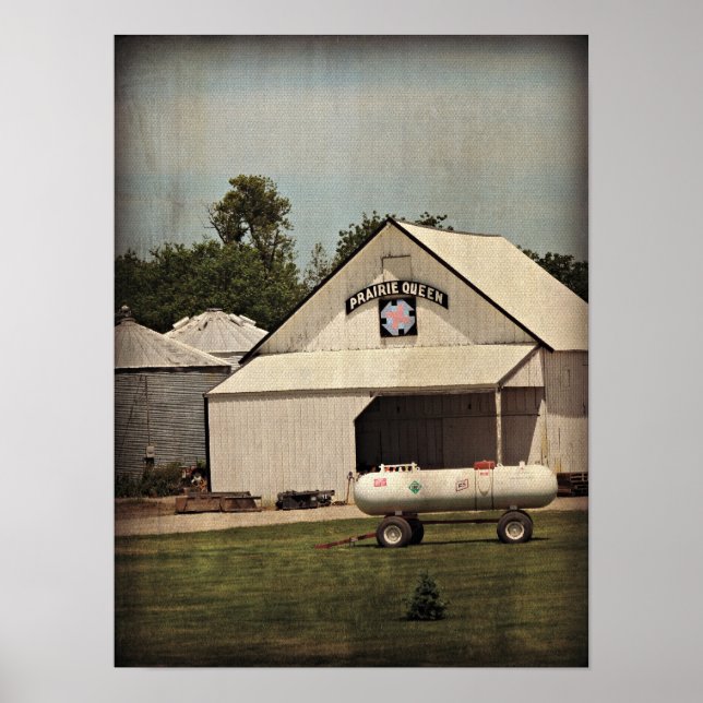 Poster Prairie Queen Barn Quilt (Frente)
