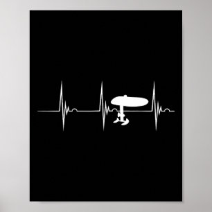 Poster Prancha de Surf de Hidrofólio Elétrico Efoil Batim