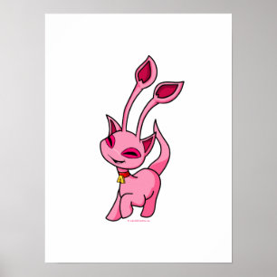 Póster Prancing pink Aisha