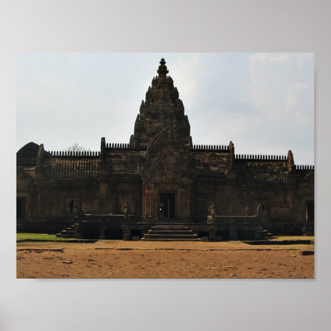Póster Prasat Hin Phanom Rung, Buriram, Isaan, Tailândia (Frente)
