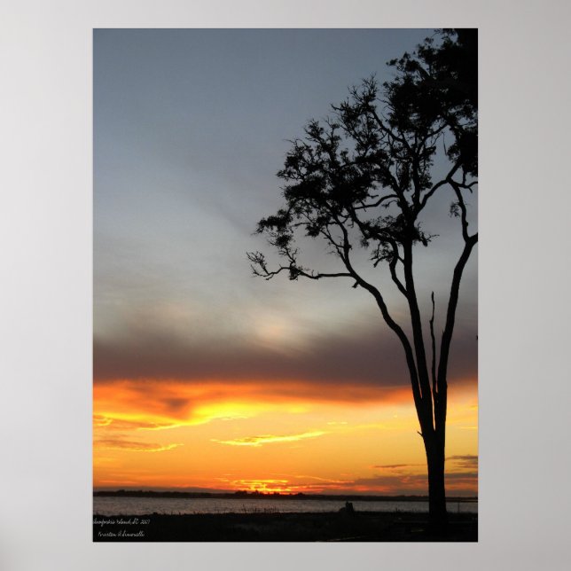 Poster prata e ouro (Frente)