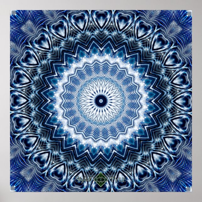 Póster Prata Mandala 2 (Frente)