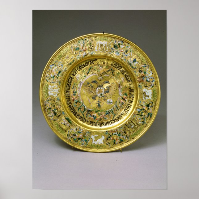 Póster Prata propriedade do czar Alexei Mikhailovich Roma (Frente)