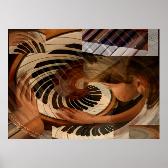 Poster Prática de Piano (Frente)