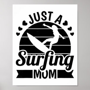 Poster Praticante de Surfe Pranchas de Surfe Ondas - Apen