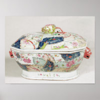 Prato de porcelana, século XVIII