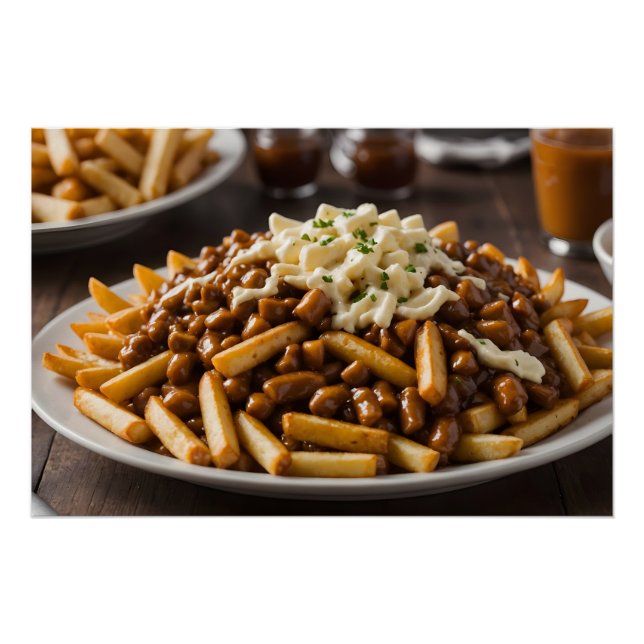 Póster Prato de Poutine (Frente)